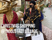 Christmas Shopping in Corona-Zeiten: Mit Maske und auf Abstand: Stylistin und Bloggerin Jeannette Graf erledigt die Weihnachtseinkäufe in Ingolstadt Village und gibt Geschenke-Tipps (©Foto: privat)